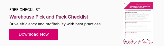 FREE CHECKLIST Warehouse Pick and Pack Checklist Drive efficiency and profitability with best practices.  