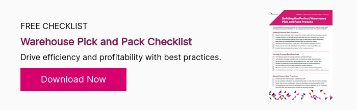 FREE CHECKLIST Warehouse Pick and Pack Checklist Drive efficiency and profitability with best practices.  